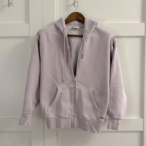 TNA - Aritzia Sweatfleece Cozy Fleece Boyfriend Hoodie Sz XS - Lilac